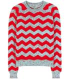 Miu Miu Knitted Virgin Wool, Alpaca And Silk Sweater