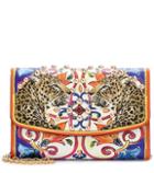 Dolce & Gabbana Printed Leather Shoulder Bag