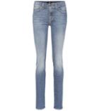 7 For All Mankind Roxanne Mid-rise Skinny Jeans