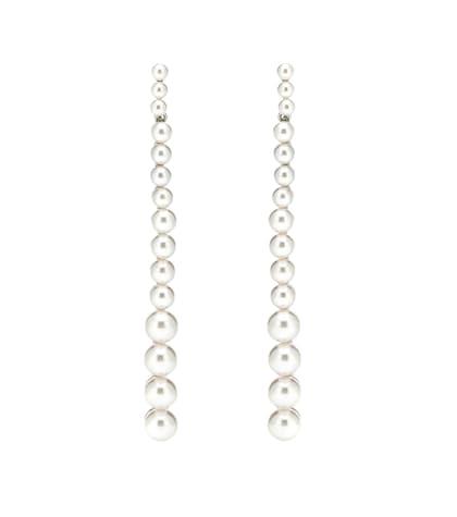 Three Graces London Faux-pearl Earrings