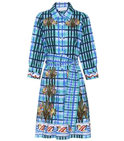Peter Pilotto Printed Cotton Shirt Dress