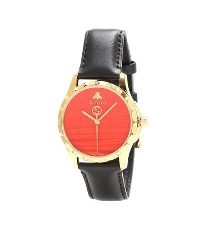 Gucci G-timeless 38mm Leather Watch