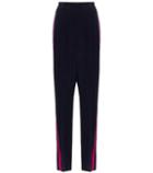 Stella Mccartney High-rise Silk Crêpe Wide-leg Pants
