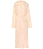 Huishan Zhang Embellished Silk-blend Coat