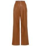 Prada High-rise Leather Pants