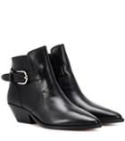 Isabel Marant Santiag Leather Ankle Boots
