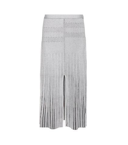 Sorel Wool-blend Ribbed Midi Skirt