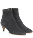 Gianvito Rossi Derst Suede Ankle Boots