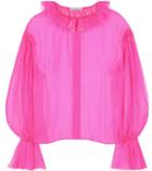 Vika Gazinskaya Silk Shirt