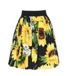 Dolce & Gabbana Cotton Printed Skirt