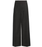Valentino Wide-leg Cotton Trousers