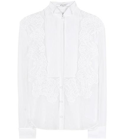 Givenchy Lace Silk Shirt