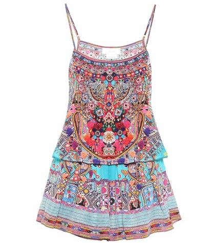 Camilla Printed Silk Jumpsuit