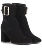 Burberry Britannia Suede Ankle Boots