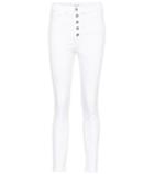 J Brand Lillie High-rise Cropped Jeans