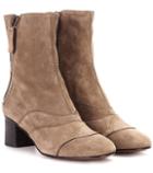 Chlo Lexie Suede Ankle Boots