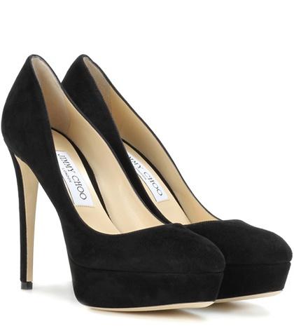 Jimmy Choo Ellis 120 Suede Platform Pumps