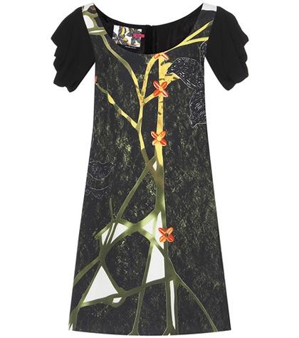 Prada Floréal Printed Crêpe Dress