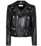 Valentino Printed Leather Biker Jacket