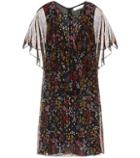 Victoria Victoria Beckham Floral-printed Fil Coupé Silk Dress