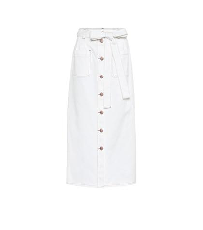 Rag & Bone Denim Midi Skirt