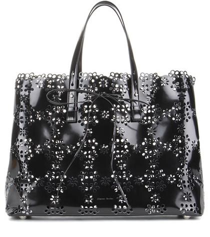 N21 Perforated Leather Tote Bag