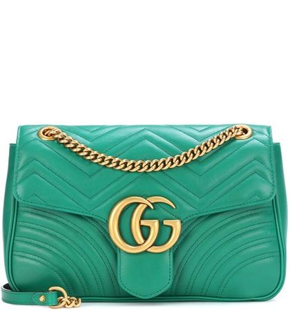 Gucci Gg Marmont Medium Leather Shoulder Bag