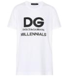 Dolce & Gabbana Logo Printed Cotton T-shirt