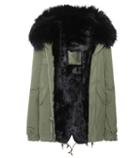 Mr & Mrs Italy Mini Fur-lined Cotton Parka