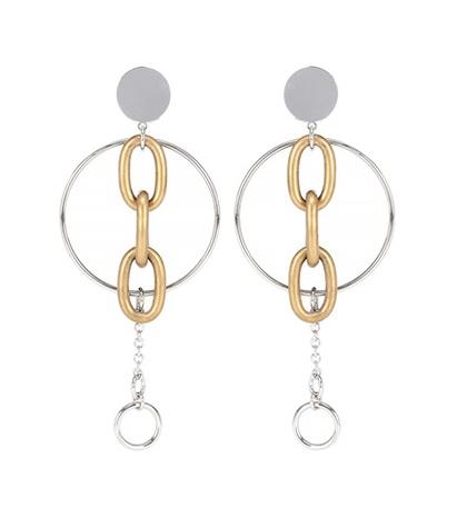 Miu Miu Clip-on Drop Hoop Earrings