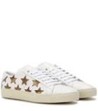 Saint Laurent Sl/06 Court Classic Leather Sneakers