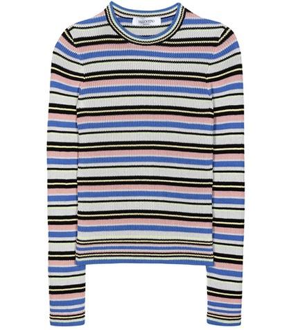 Valentino Striped Cotton Sweater