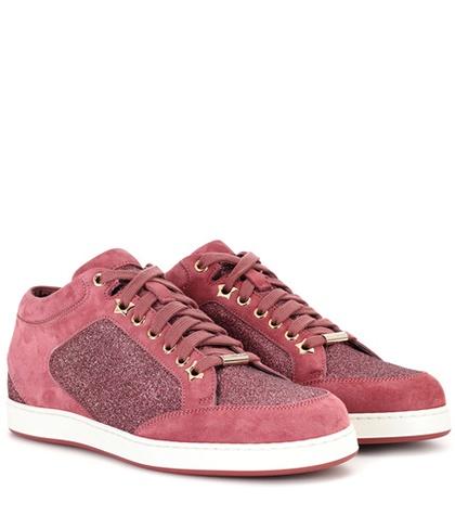 Jimmy Choo Miami Suede Sneakers
