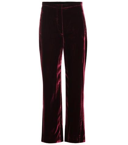Khaite The Audrey Cropped Straight Pants