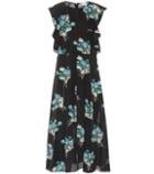 Redvalentino Floral-printed Silk Dress