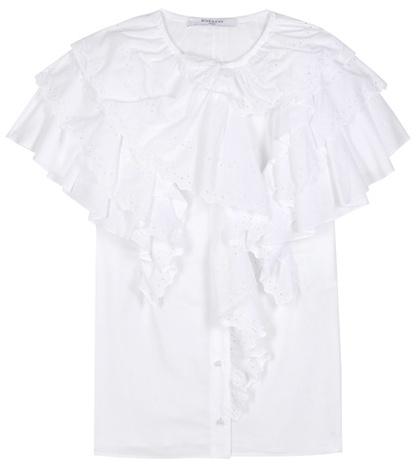 Acne Studios Ruffled Cotton Top