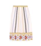 Tory Burch Adriana Embroidered Cotton Skirt