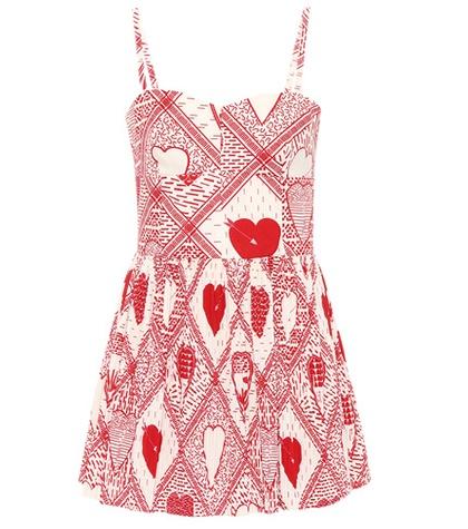 Redvalentino Printed Cotton Jumpsuit