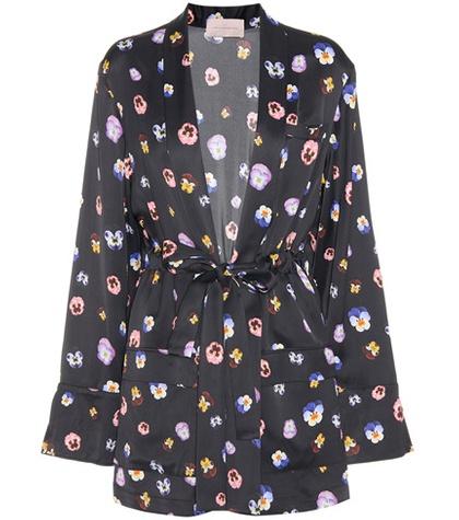 Christopher Kane Floral-printed Satin Jacket