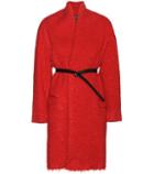 Isabel Marant Seal Wool And Mohair-blend Coat