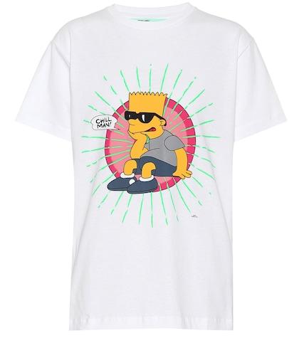 Off-white Printed Cotton T-shirt