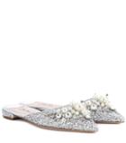 Poupette St Barth Exclusive To Mytheresa.com – Embellished Slippers