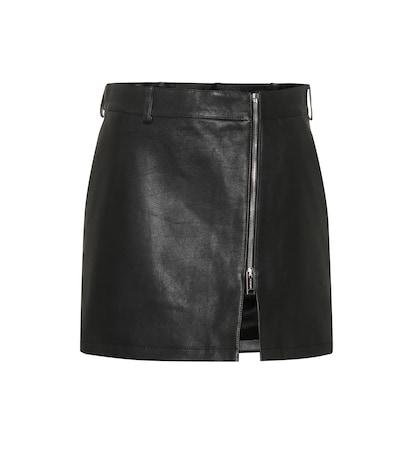Bottega Veneta Leather Miniskirt
