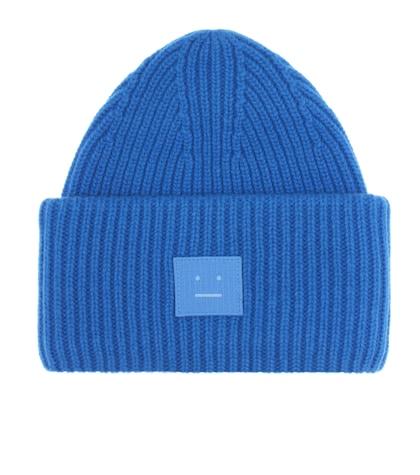 Saint Laurent Pansy N Face Wool Beanie