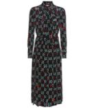 Gucci Guccighost Printed Silk Dress
