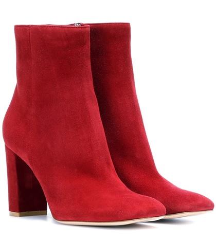 Gianvito Rossi Trish Suede Ankle Boots