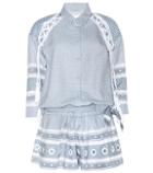 Dodo Bar Or Embellished Cotton Playsuit