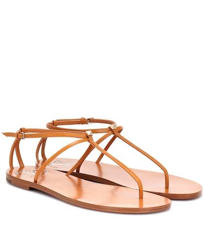 Valentino Garavani Exclusive To Mytheresa – Valentino Garavani Nude Leather Sandals