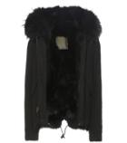 Mcq Alexander Mcqueen Mini Fur-lined Cotton Parka