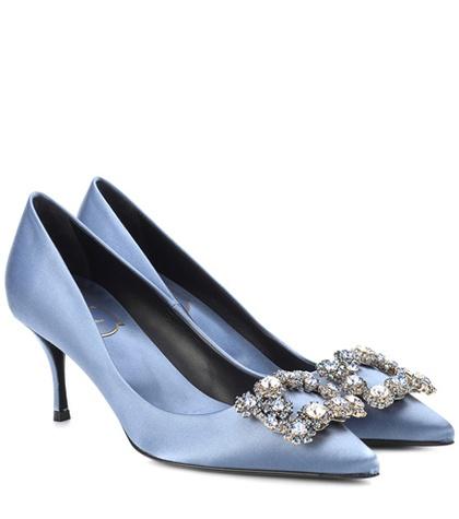 Dolce & Gabbana Embellished Satin Pumps